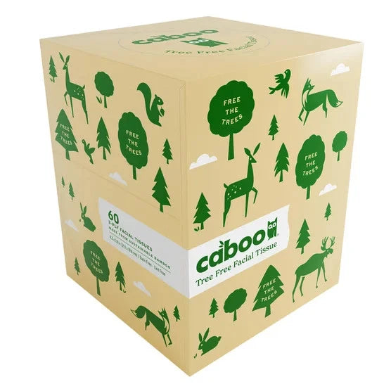 Facial Tissue 12-count x 60 Sheets 3-Ply Bamboo Tree-Free & BPA-Free